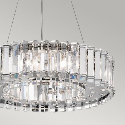 Kichler - LED Bathroom chandelier on a string CRYSTAL SKYE 8xG9/3W/230V IP44