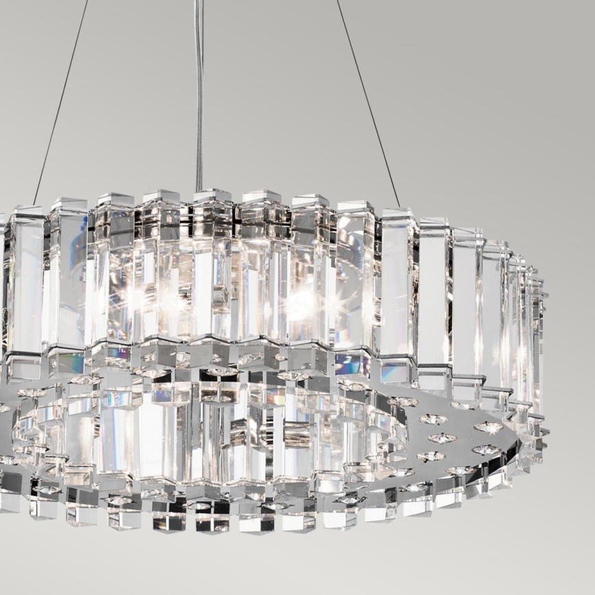 Kichler - LED Bathroom chandelier on a string CRYSTAL SKYE 8xG9/3W/230V IP44