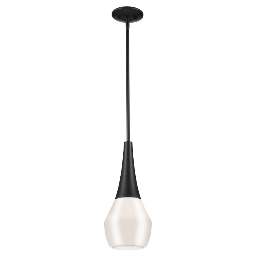 Kichler - DEELA rod pendant 1x E27/60W/230V Ø 17.8 cm, Black