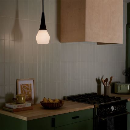 Kichler - DEELA rod pendant 1x E27/60W/230V Ø 17.8 cm, Black
