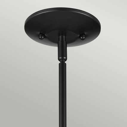 Kichler - DEELA rod pendant 1x E27/60W/230V Ø 17.8 cm, Black