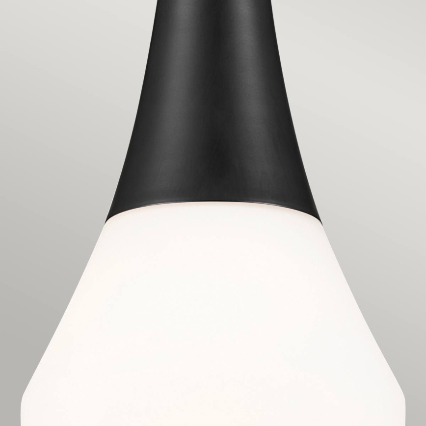 Kichler - DEELA rod pendant 1x E27/60W/230V Ø 17.8 cm, Black