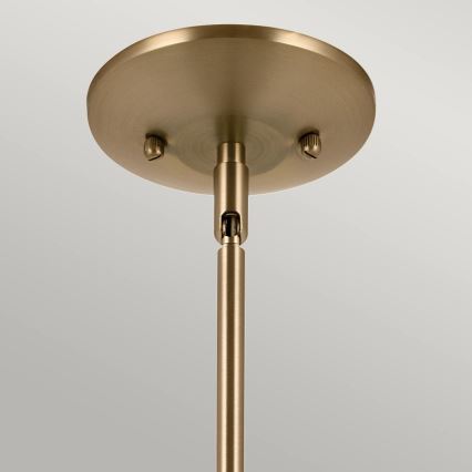 Kichler - Chandelier on a pole DEELA 1xE27/60W/230V d. 17,8 cm brass