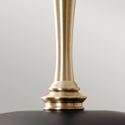 Kichler - Chandelier on a chain DELAROSA 1xE27/60W/230V black/brass