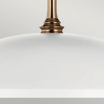 Kichler - Chandelier on a chain DELAROSA 1xE27/60W/230V white/brass