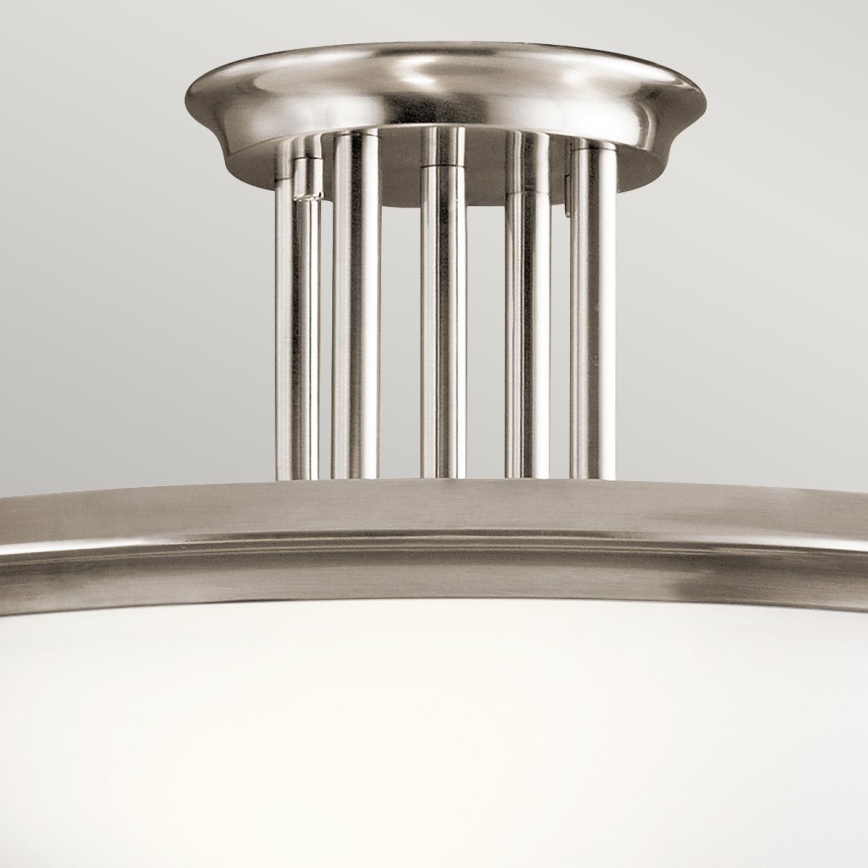 Kichler - Surface-mounted chandelier DREYFUS 3xE27/60W/230V matte chrome