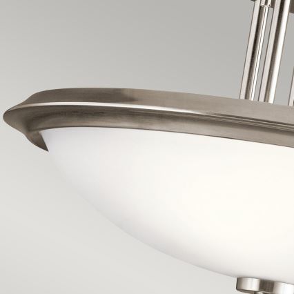 Kichler - Surface-mounted chandelier DREYFUS 3xE27/60W/230V matte chrome