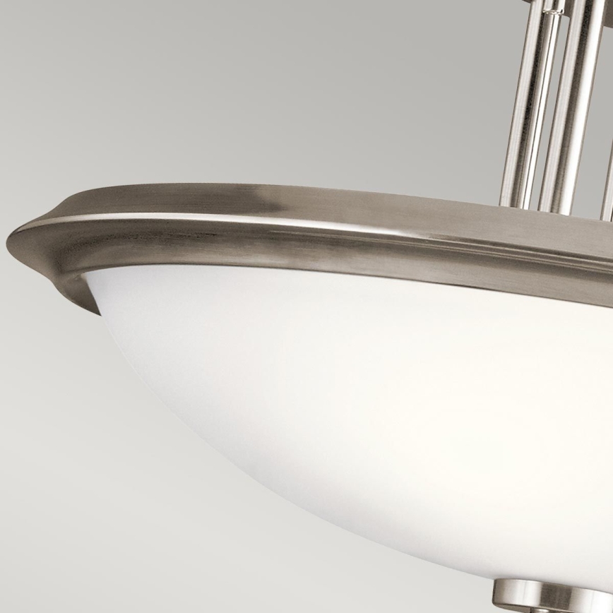 Kichler - Surface-mounted chandelier DREYFUS 3xE27/60W/230V matte chrome