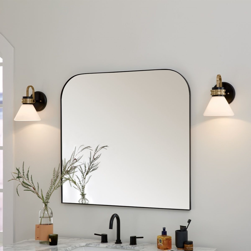 Kichler - LED Bathroom wall lamp FARUM 1xG9/3W/230V IP44 black/brass