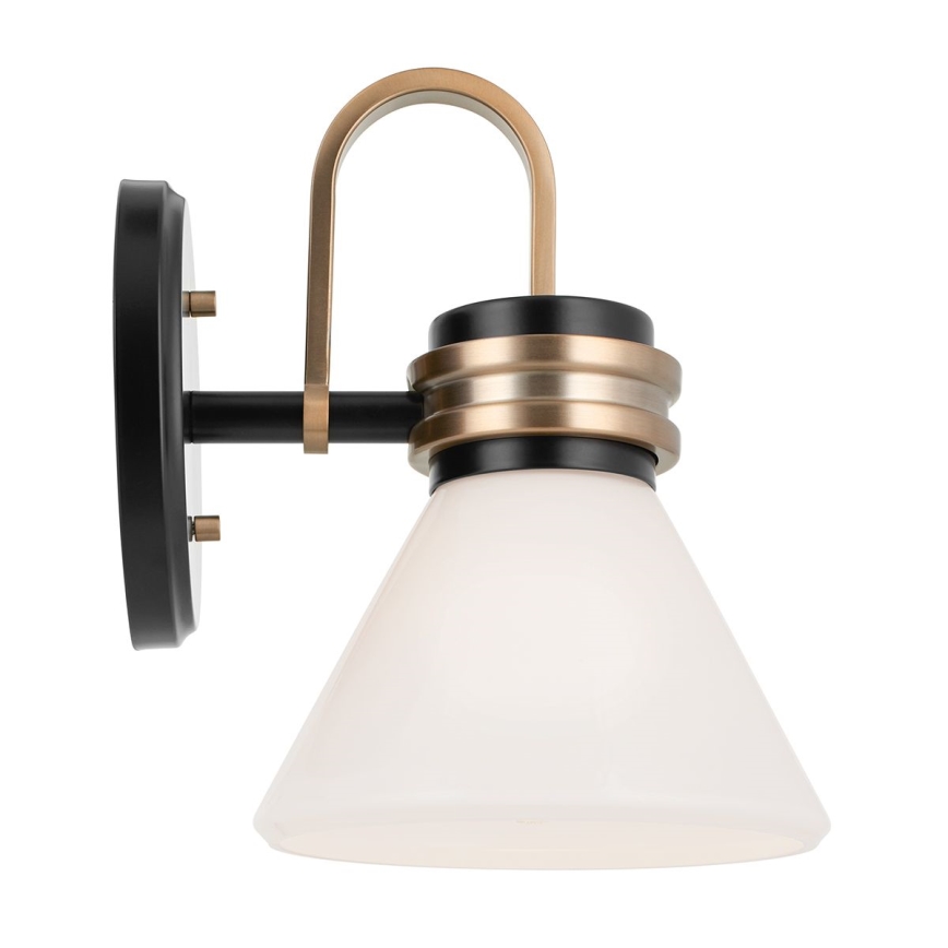 Kichler - LED Bathroom wall lamp FARUM 1xG9/3W/230V IP44 black/brass