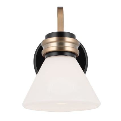 Kichler - LED Bathroom wall lamp FARUM 1xG9/3W/230V IP44 black/brass
