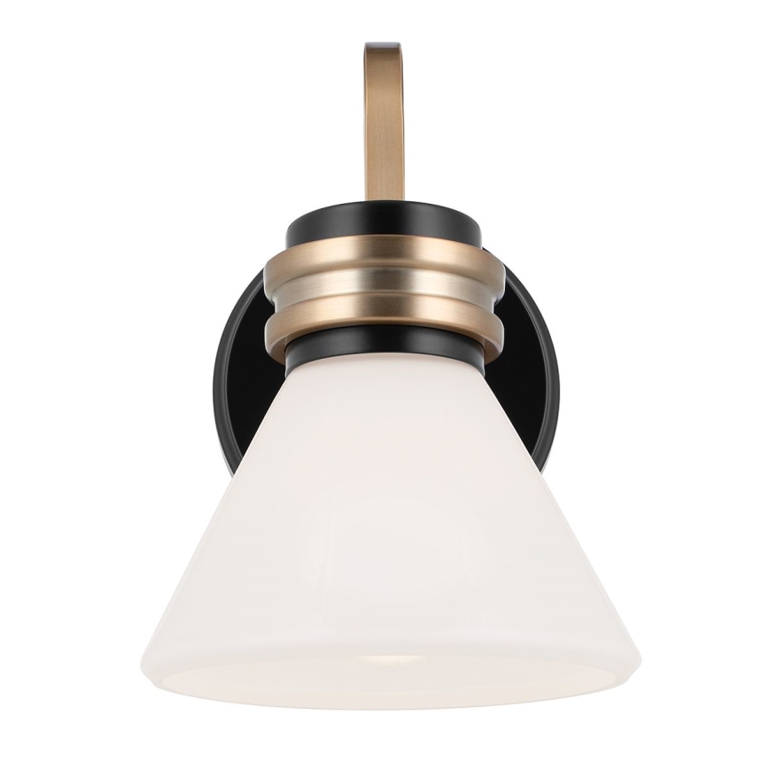 Kichler - LED Bathroom wall lamp FARUM 1xG9/3W/230V IP44 black/brass