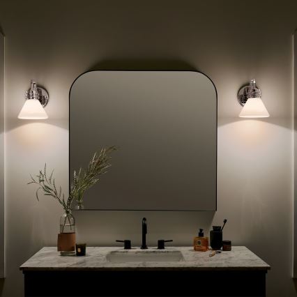 Kichler - LED Bathroom wall lamp FARUM 1xG9/3W/230V IP44 shiny chrome