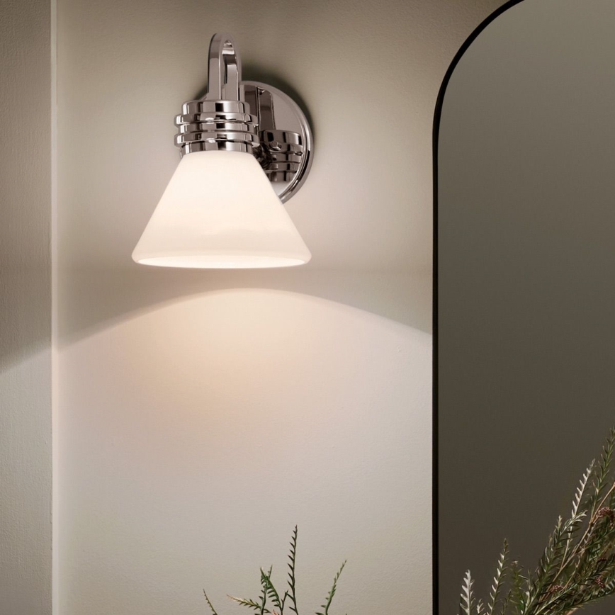 Kichler - LED Bathroom wall lamp FARUM 1xG9/3W/230V IP44 shiny chrome
