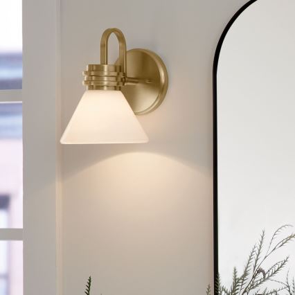 Kichler - LED Bathroom wall lamp FARUM 1xG9/3W/230V IP44 brass