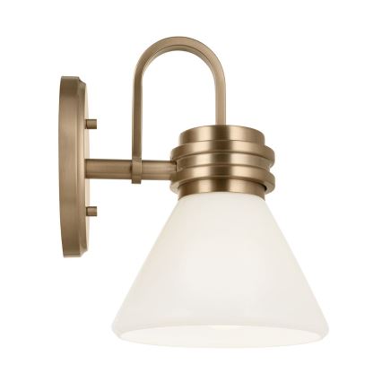 Kichler - LED Bathroom wall lamp FARUM 1xG9/3W/230V IP44 brass