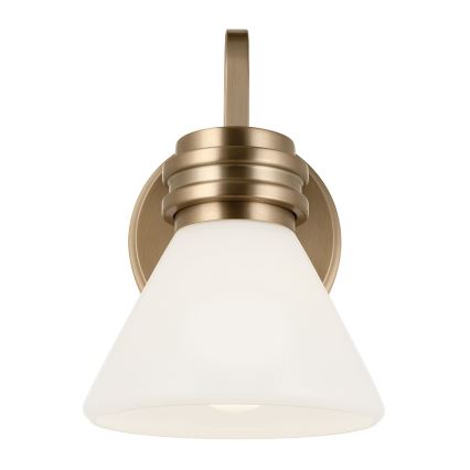 Kichler - LED Bathroom wall lamp FARUM 1xG9/3W/230V IP44 brass