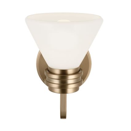 Kichler - LED Bathroom wall lamp FARUM 1xG9/3W/230V IP44 brass