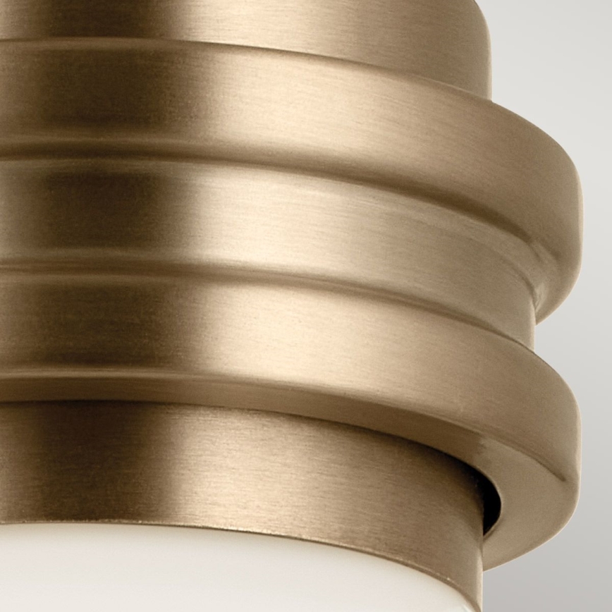 Kichler - LED Bathroom wall lamp FARUM 1xG9/3W/230V IP44 brass