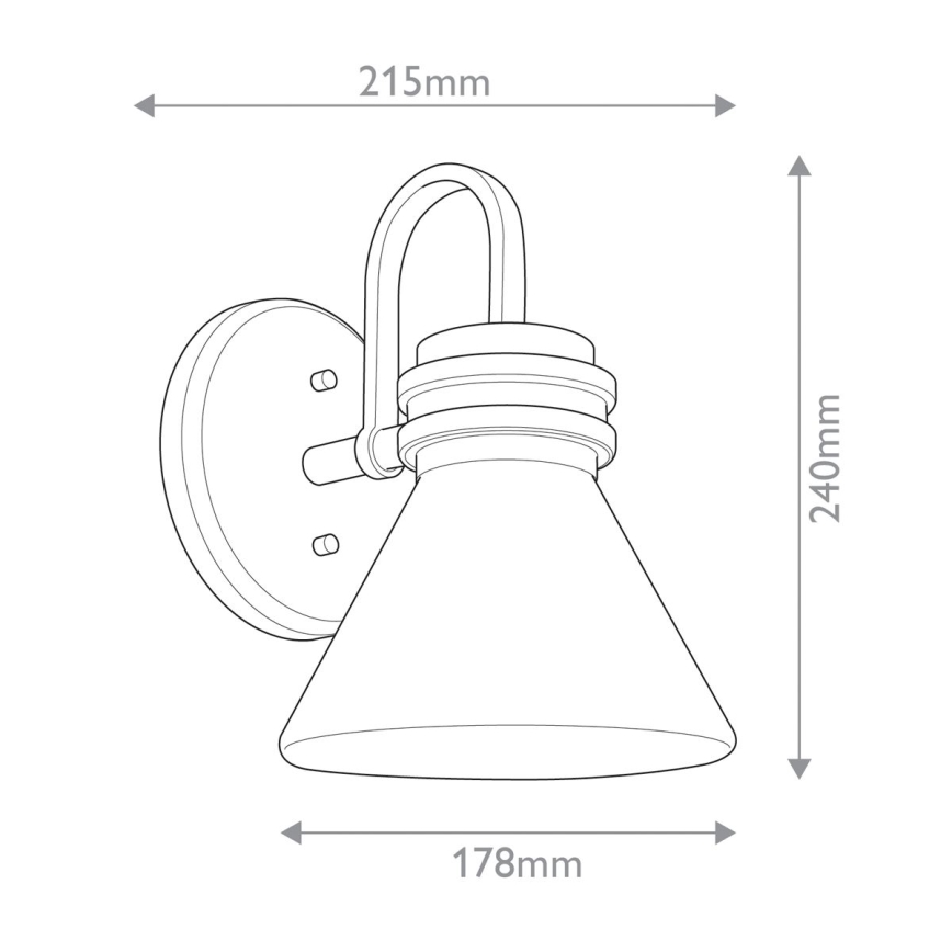 Kichler - LED Bathroom wall lamp FARUM 1xG9/3W/230V IP44 brass