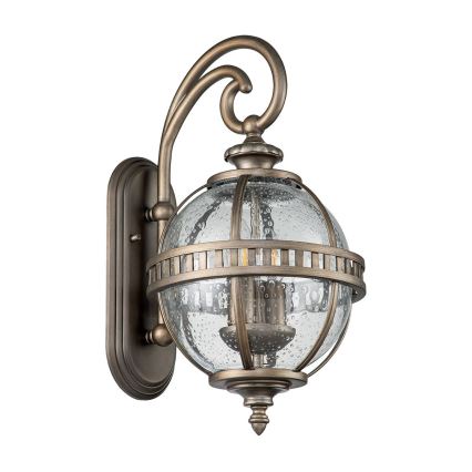 Kichler - Outdoor wall light HALLERON 2xE14/40W/230V IP44