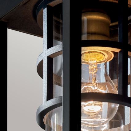 Kichler - HONE M Outdoor Wall Light 1x E27/60W/230V IP44 Black