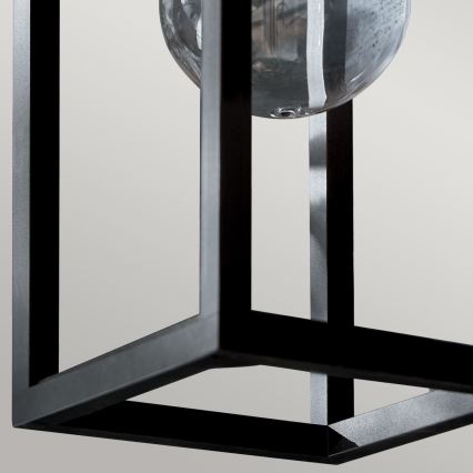 Kichler - Outdoor wall light HONE 1xE27/60W/230V IP44 black