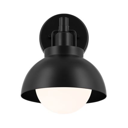 Kichler - Wall lamp NIVA 1xE27/40W/230V black