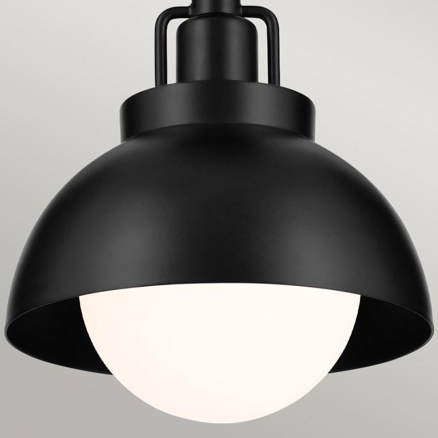 Kichler - Wall lamp NIVA 1xE27/40W/230V black