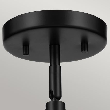 Kichler - Wall lamp NIVA 1xE27/40W/230V black
