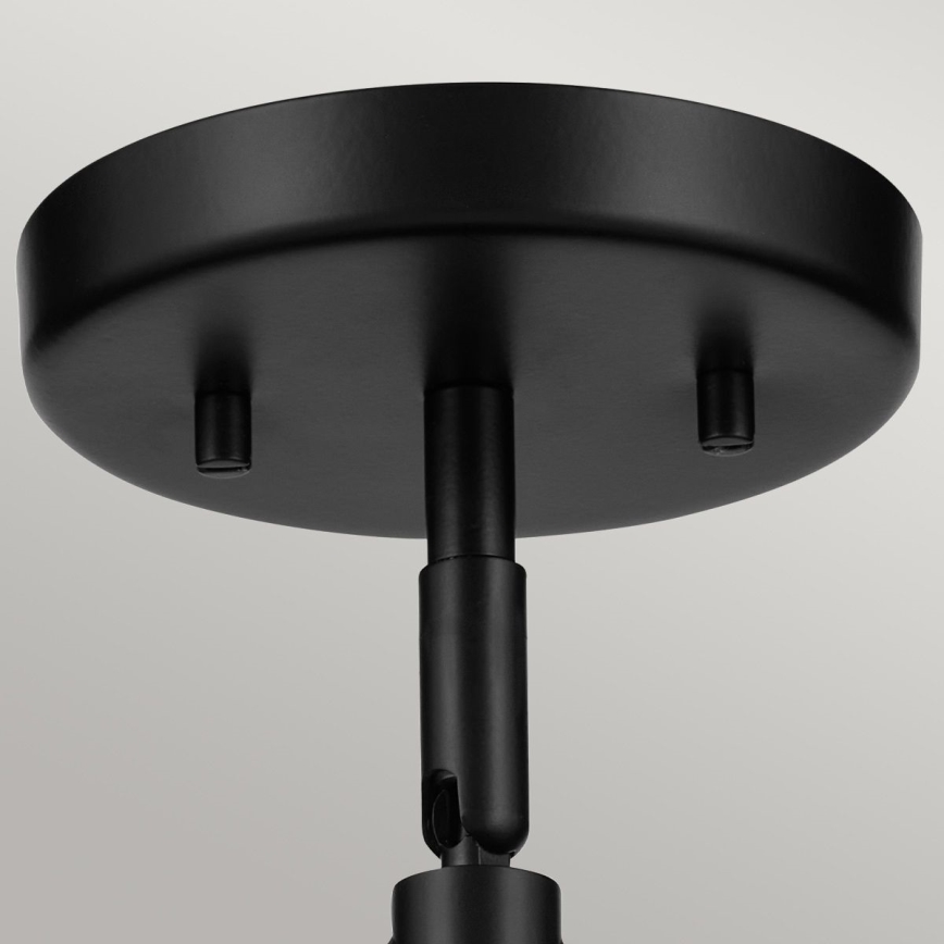Kichler - Wall lamp NIVA 1xE27/40W/230V black