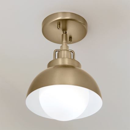 Kichler - Wall lamp NIVA 1xE27/40W/230V brass