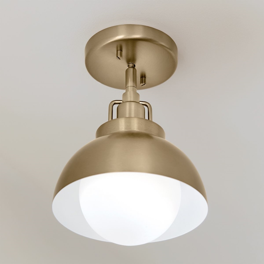 Kichler - Wall lamp NIVA 1xE27/40W/230V brass