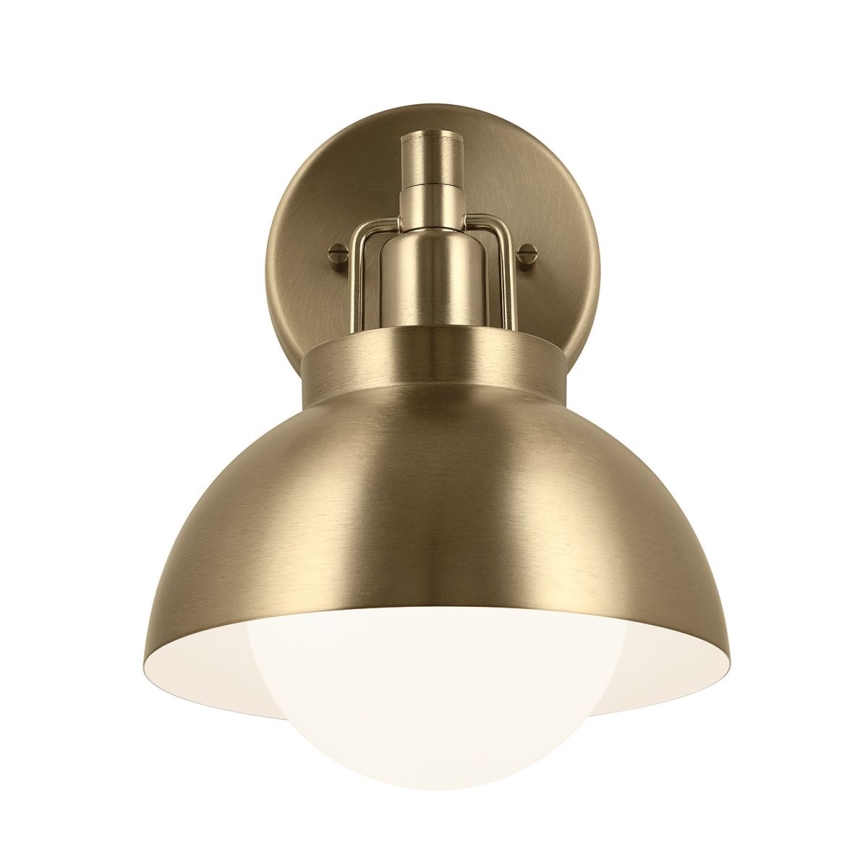 Kichler - Wall lamp NIVA 1xE27/40W/230V brass