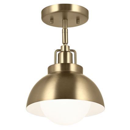 Kichler - Wall lamp NIVA 1xE27/40W/230V brass