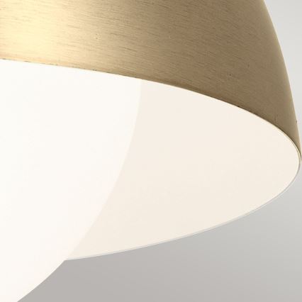 Kichler - Wall lamp NIVA 1xE27/40W/230V brass