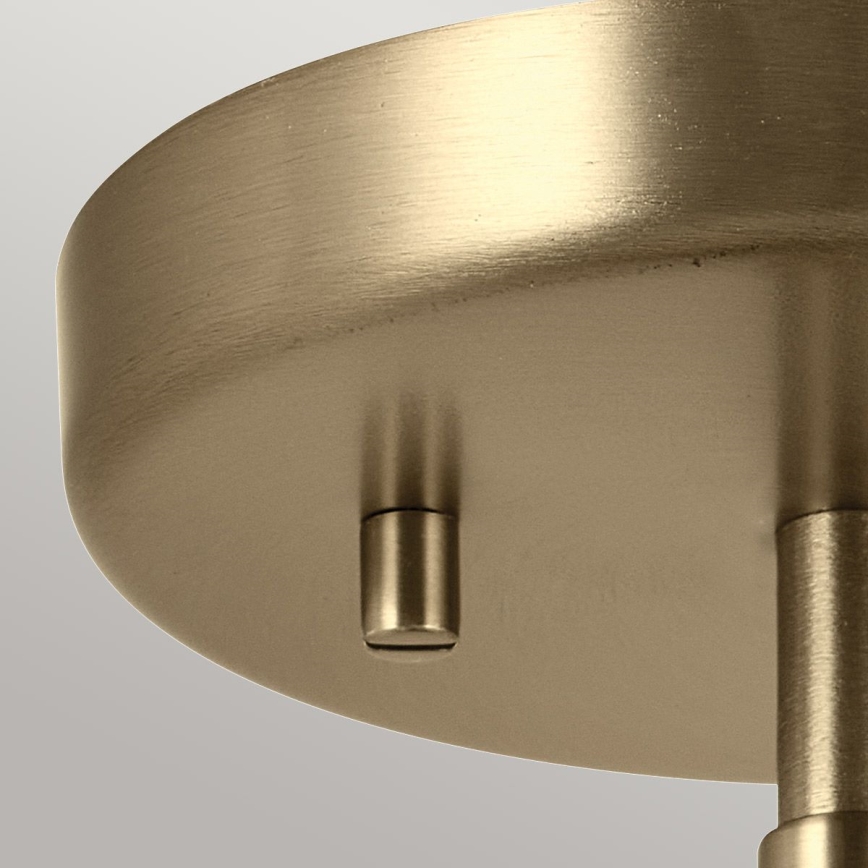 Kichler - Wall lamp NIVA 1xE27/40W/230V brass