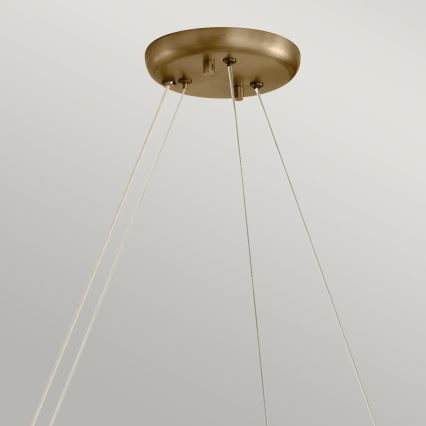Kichler - PALTA cable-suspended chandelier 9xE14/40W/230V, gold finish