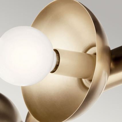 Kichler - PALTA cable-suspended chandelier 9xE14/40W/230V, gold finish