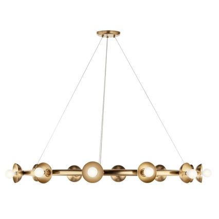 Kichler - PALTA cable-suspended chandelier 9xE14/40W/230V, gold finish