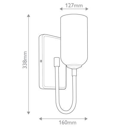 Kichler - LED Bathroom Light SOLIA 1xG9/3W/230V IP44 Gold