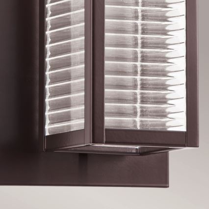 Kichler - LED Outdoor wall light SOREL 1xGU10/7W/230V IP44 brown