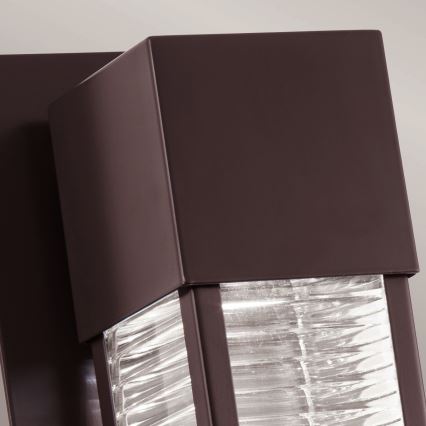 Kichler - LED Outdoor wall light SOREL 1xGU10/7W/230V IP44 brown