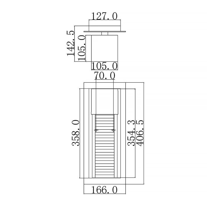 Kichler - LED Outdoor wall light SOREL 1xGU10/7W/230V IP44 brown