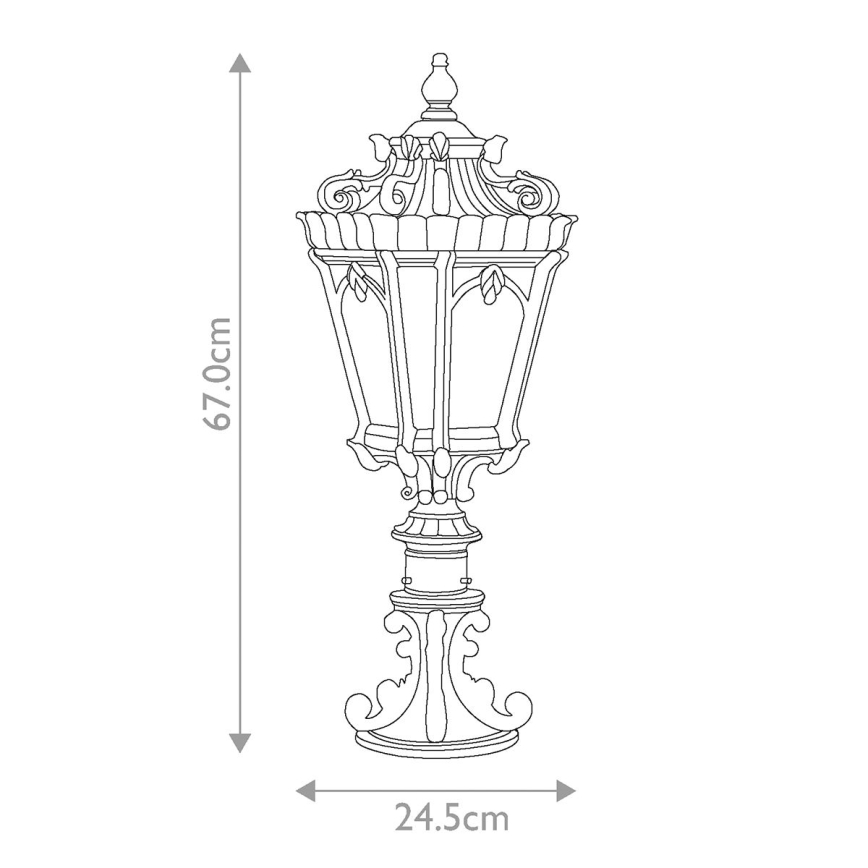 Kichler - TOURNAI Outdoor Lamp 2xE14/60W/230V IP44, Bronze