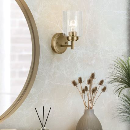Kichler - Wall lamp WINSLOW 1xE27/60W/230V brass