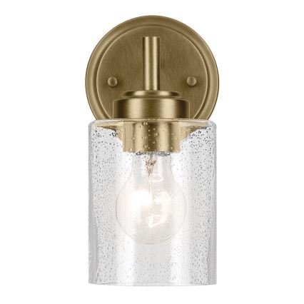 Kichler - Wall lamp WINSLOW 1xE27/60W/230V brass