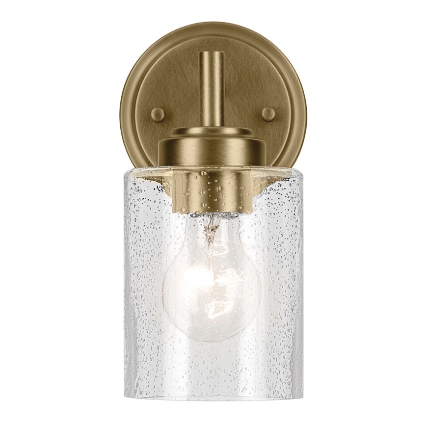Kichler - Wall lamp WINSLOW 1xE27/60W/230V brass
