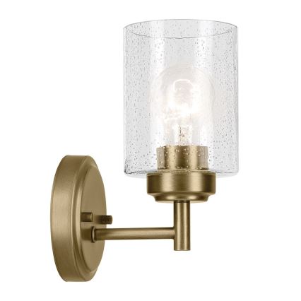 Kichler - Wall lamp WINSLOW 1xE27/60W/230V brass