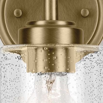 Kichler - Wall lamp WINSLOW 1xE27/60W/230V brass